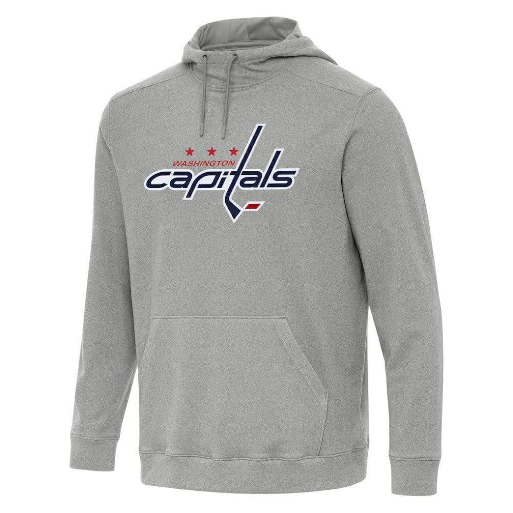 Washington Capitals Antigua Cloud Pullover Hoodie - Heather Gray - NHL 202260508