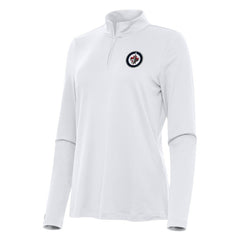 Winnipeg Jets Antigua Women's Reprocess Quarter-Zip Top - White - NHL 202260633