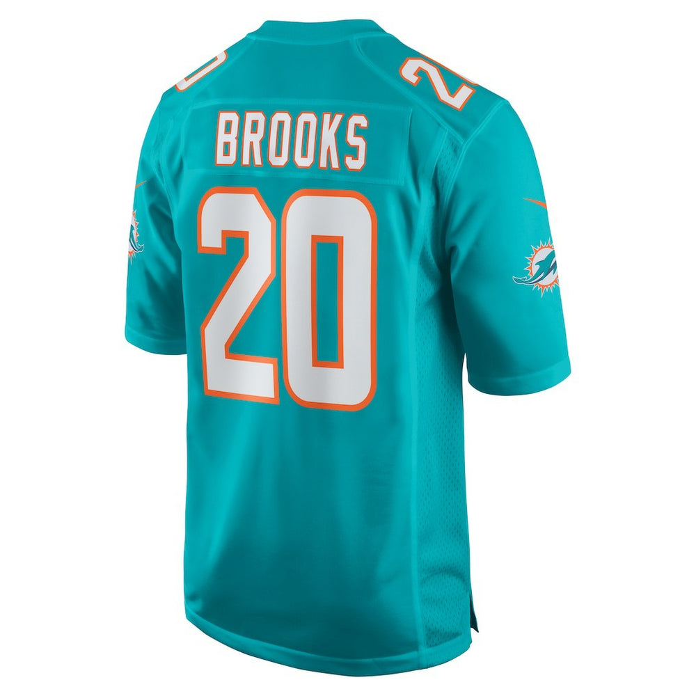 Nike Jordyn Brooks Miami Dolphins Game Jersey Aqua
