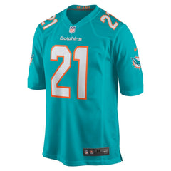 Nike Jordan Poyer Miami Dolphins Game Jersey Aqua