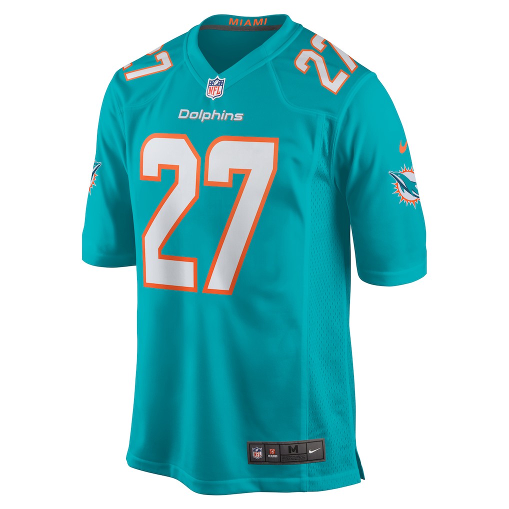 Nike Ethan Bonner Miami Dolphins Game Jersey Aqua