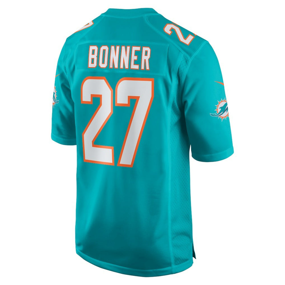 Nike Ethan Bonner Miami Dolphins Game Jersey Aqua