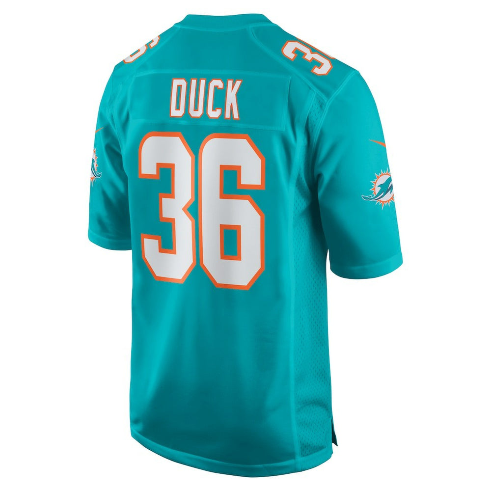 Nike Storm Duck Miami Dolphins Game Jersey Aqua