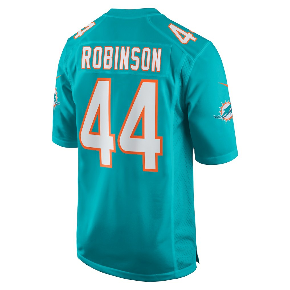 Nike Chop Robinson Miami Dolphins Game Jersey Aqua