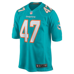 Nike Cam Brown Miami Dolphins Game Jersey Aqua