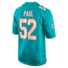 Nike Patrick Paul Miami Dolphins Game Jersey Aqua