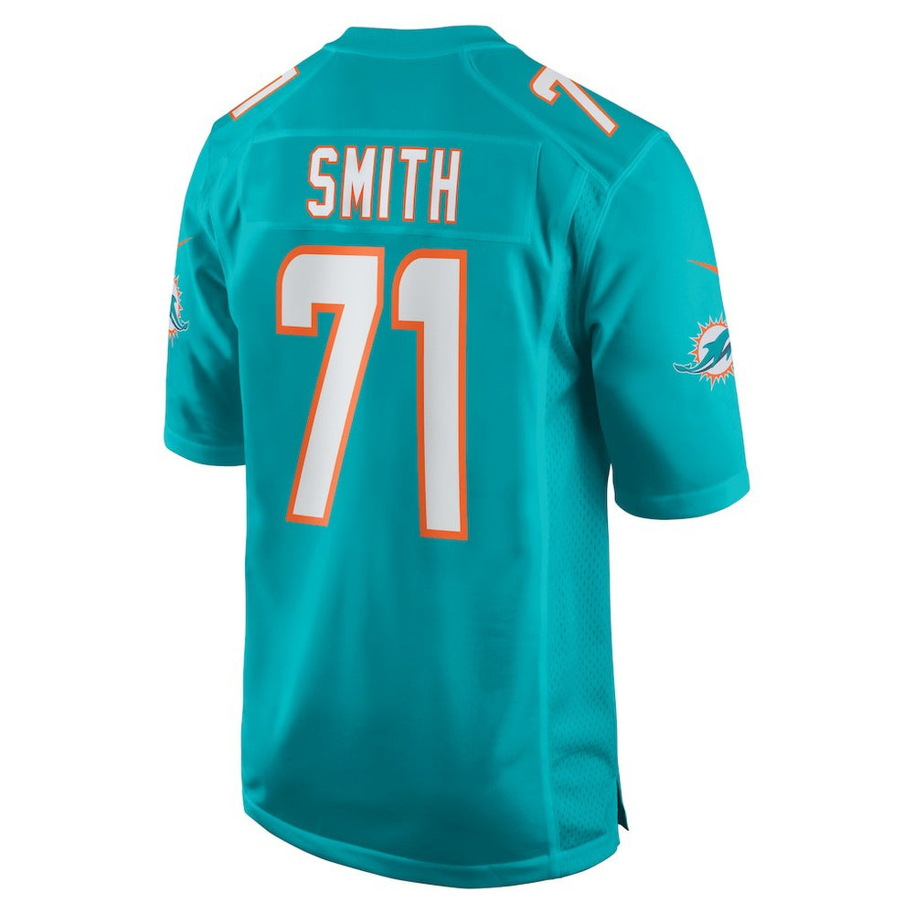 Nike Kion Smith Miami Dolphins Game Jersey Aqua