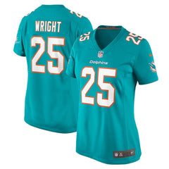 Nike Jaylen Wright Miami Dolphins Women's Game Jersey Aqua