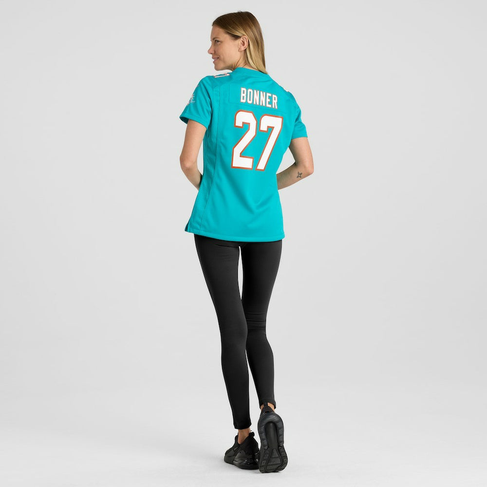 Nike Ethan Bonner Miami Dolphins Women's Game Jersey Aqua