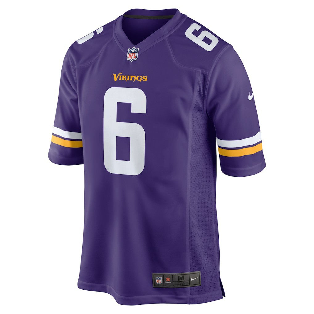 Nike Brian Asamoah II Minnesota Vikings Game Jersey Purple