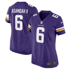 Nike Brian Asamoah II Minnesota Vikings Women's Game Jersey Purple