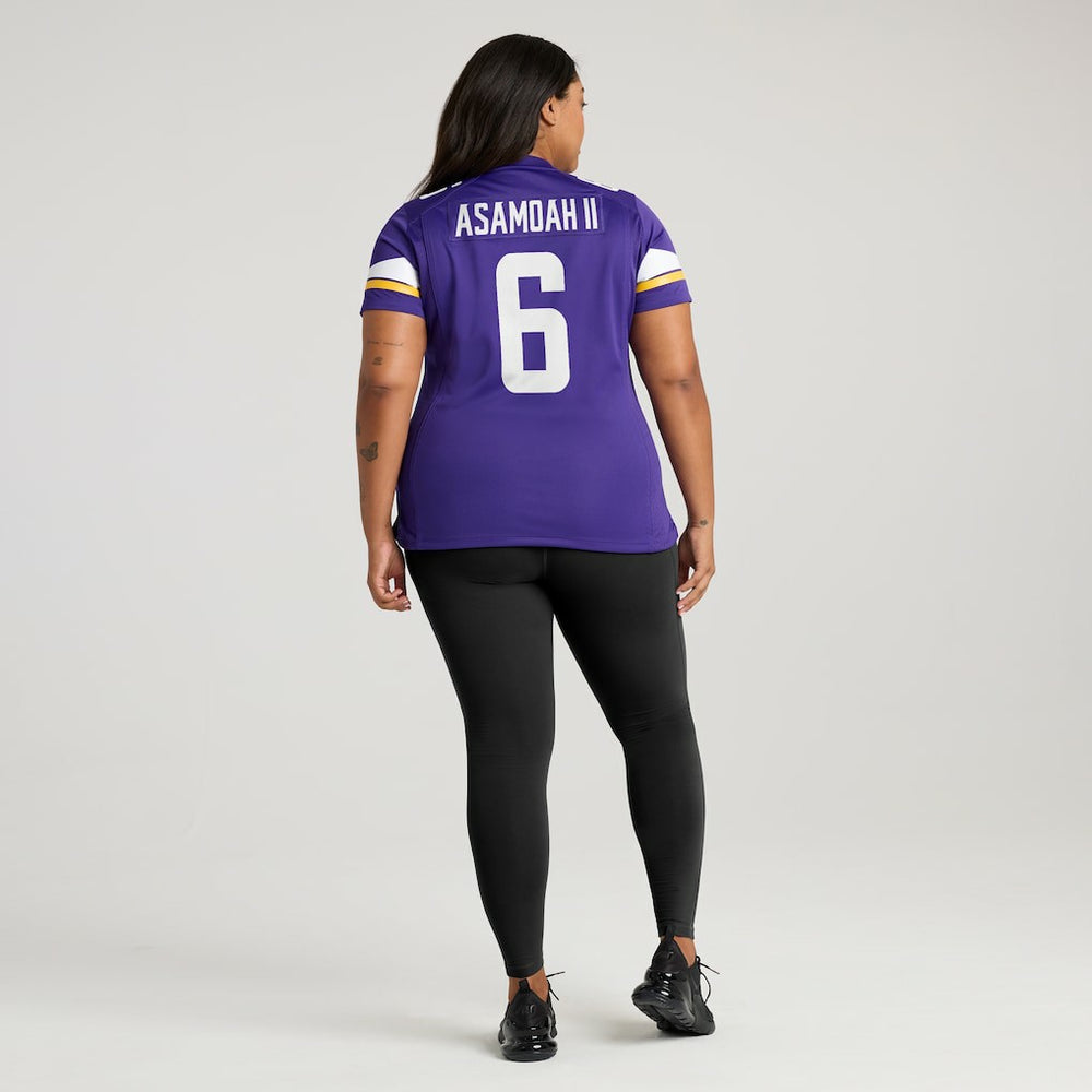 Nike Brian Asamoah II Minnesota Vikings Women's Game Jersey Purple