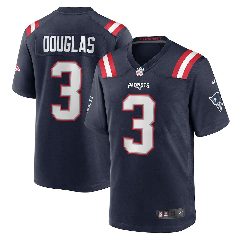 Nike Demario Douglas New England Patriots Game Jersey Navy
