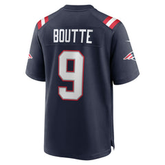 Nike Kayshon Boutte New England Patriots Game Jersey Navy