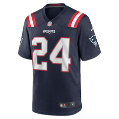 Nike Dell Pettus New England Patriots Game Jersey Navy