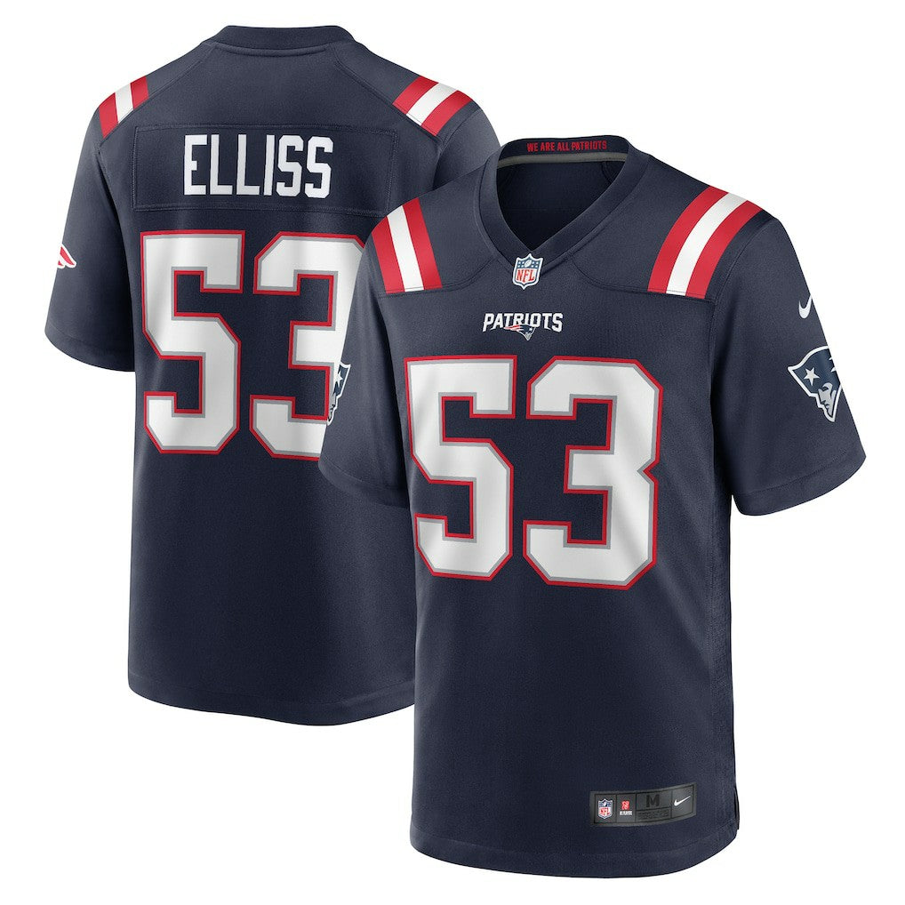 Nike Christian Elliss New England Patriots Game Jersey Navy