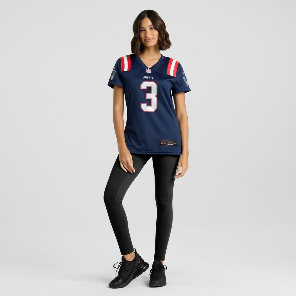 Nike Demario Douglas New England Patriots Women's Game Jersey Navy