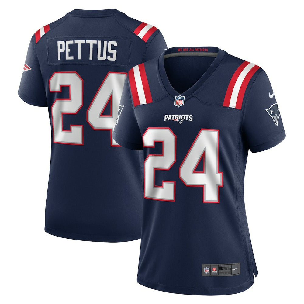 Nike Dell Pettus New England Patriots Women's Game Jersey Navy