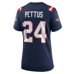 Nike Dell Pettus New England Patriots Women's Game Jersey Navy