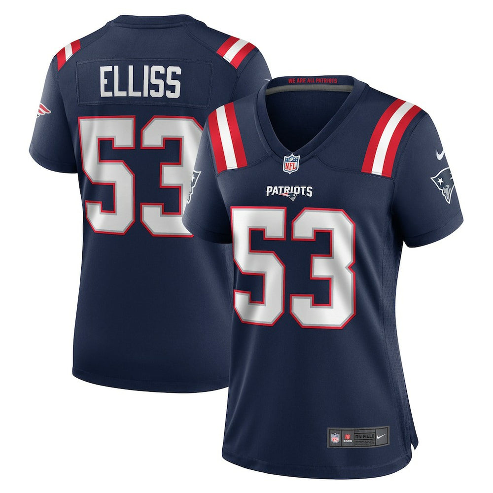 Nike Christian Elliss New England Patriots Women's Game Jersey Navy