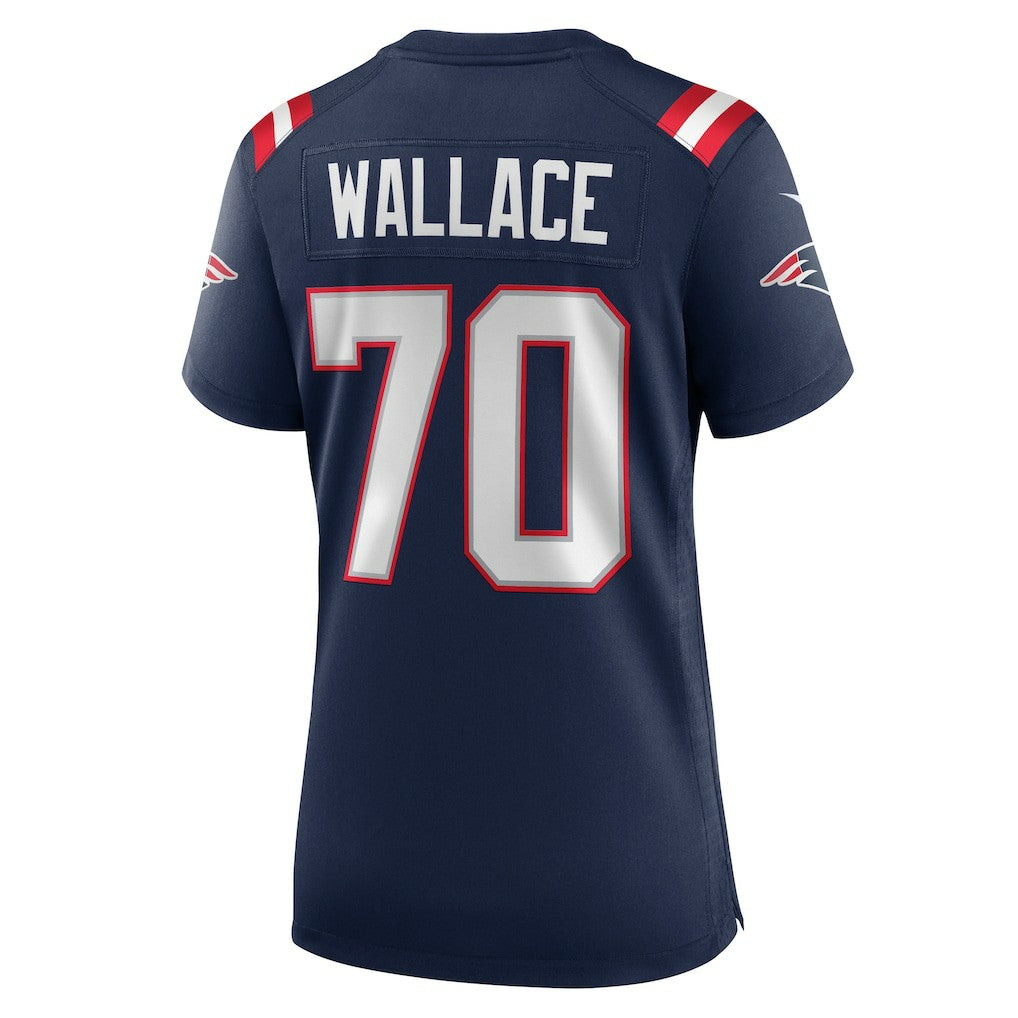 Nike Caedan Wallace New England Patriots Women's Game Jersey Navy
