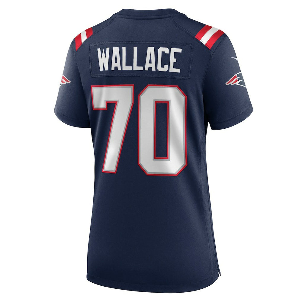 Nike Caedan Wallace New England Patriots Women's Game Jersey Navy