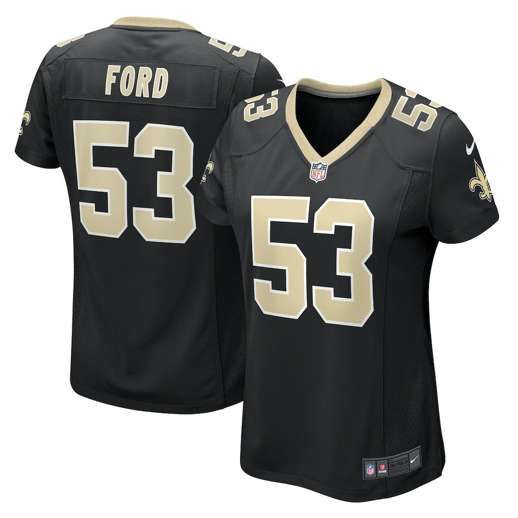 Nike Jaylan Ford New Orleans Saints Women's Game Jersey Black