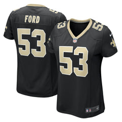 Nike Jaylan Ford New Orleans Saints Women's Game Jersey Black