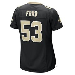 Nike Jaylan Ford New Orleans Saints Women's Game Jersey Black