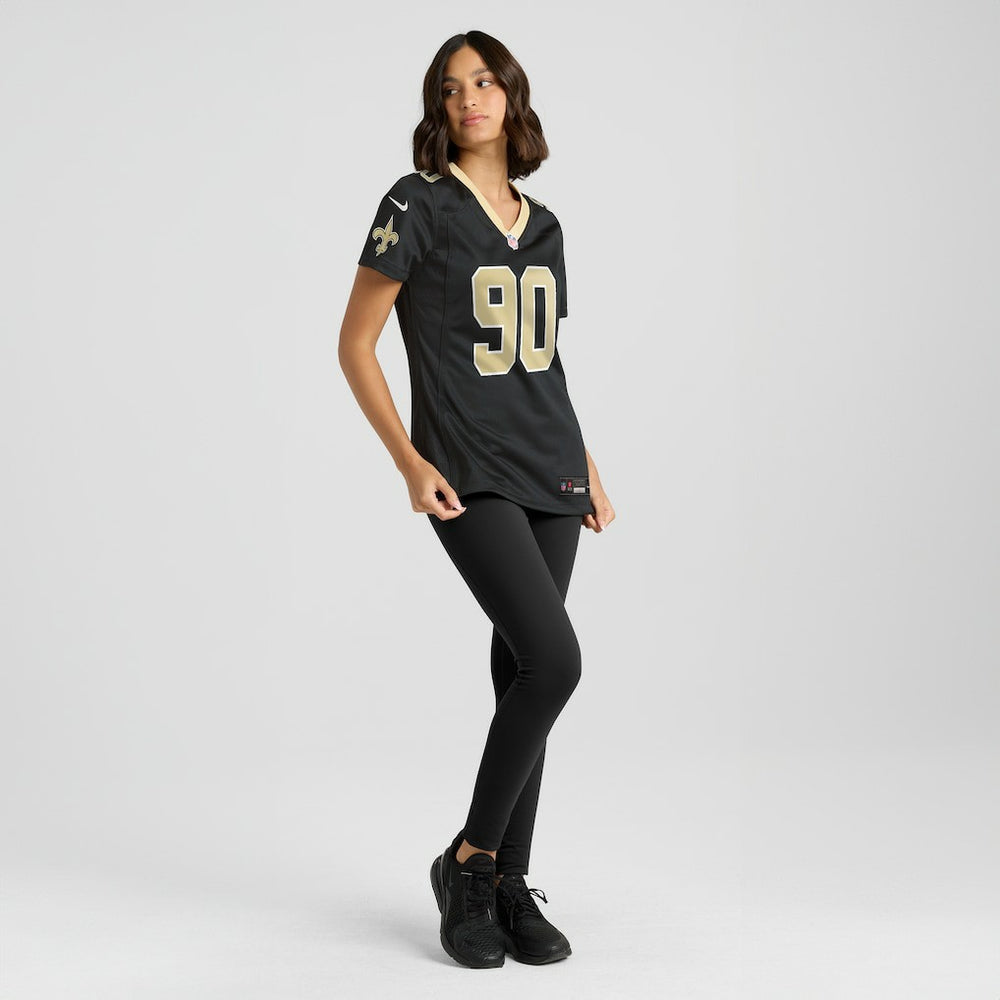 Nike Bryan Bresee New Orleans Saints Women's Game Jersey Black