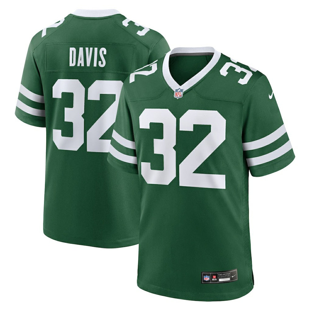 Nike Isaiah Davis New York Jets Team Game Jersey Legacy Green