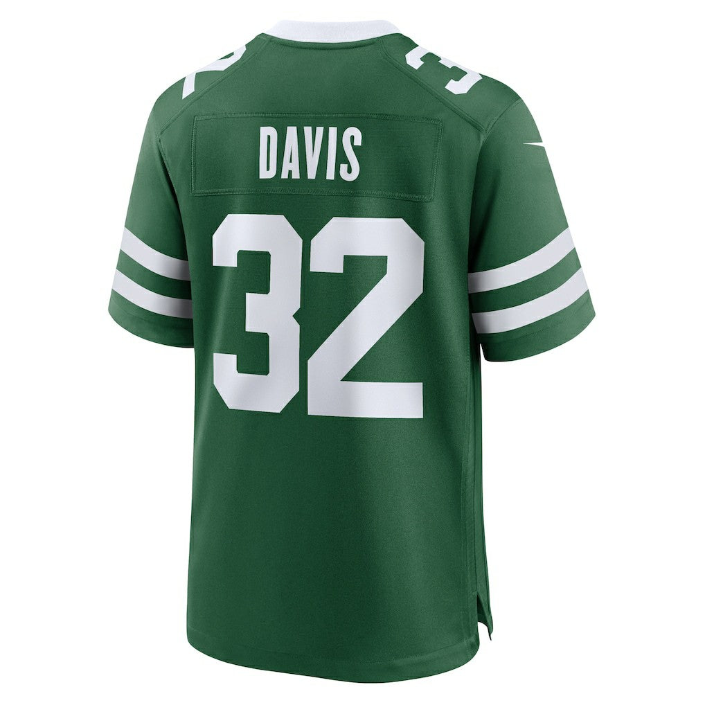 Nike Isaiah Davis New York Jets Team Game Jersey Legacy Green