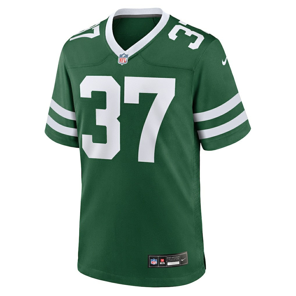 Nike Qwan'tez Stiggers New York Jets Team Game Jersey Legacy Green
