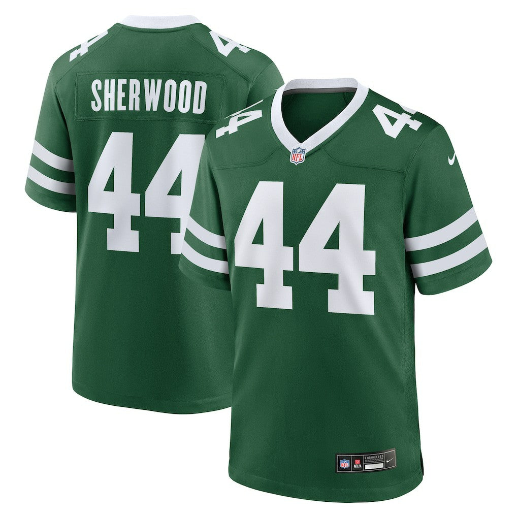 Nike Jamien Sherwood New York Jets Team Game Jersey Legacy Green