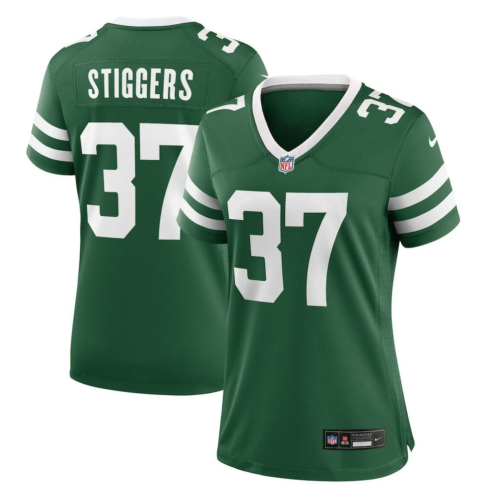 Nike Qwan'tez Stiggers New York Jets Women's Game Jersey Legacy Green
