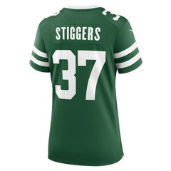 Nike Qwan'tez Stiggers New York Jets Women's Game Jersey Legacy Green