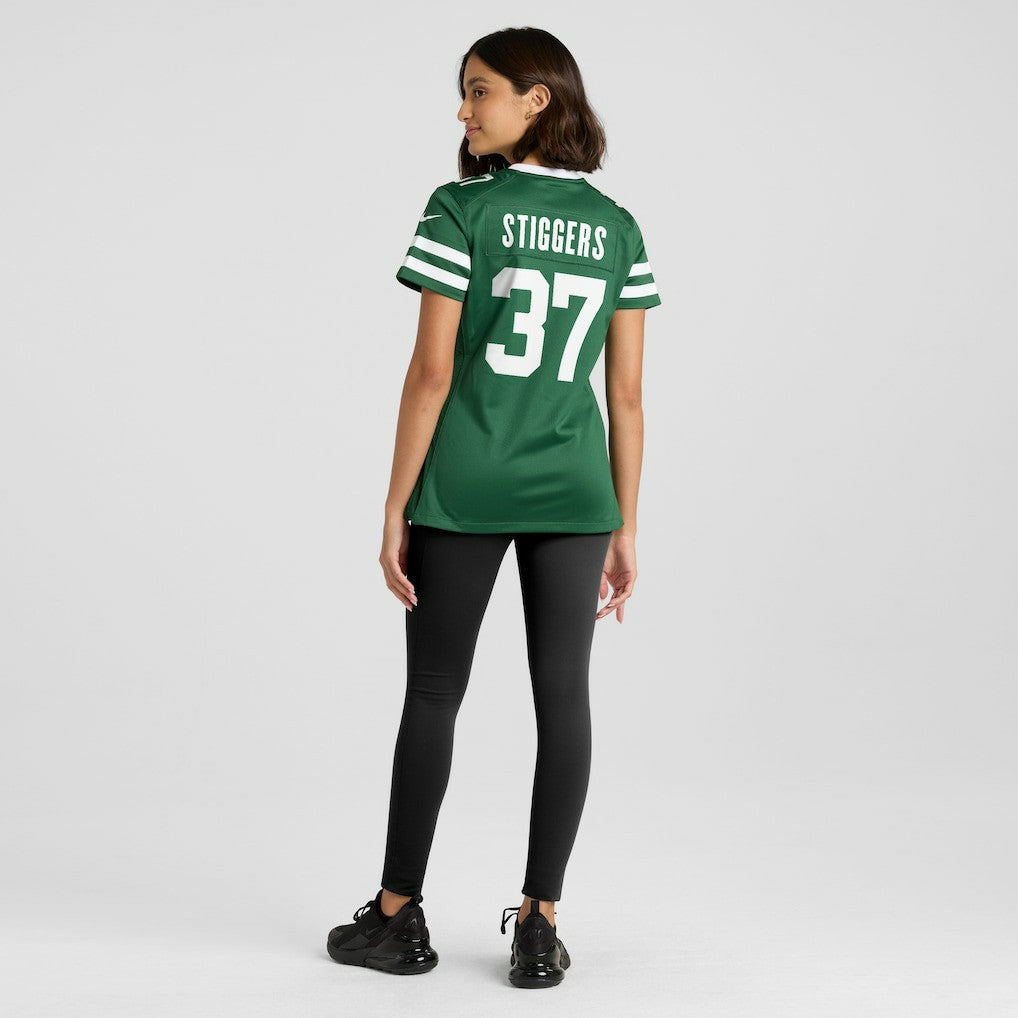 Nike Qwan'tez Stiggers New York Jets Women's Game Jersey Legacy Green