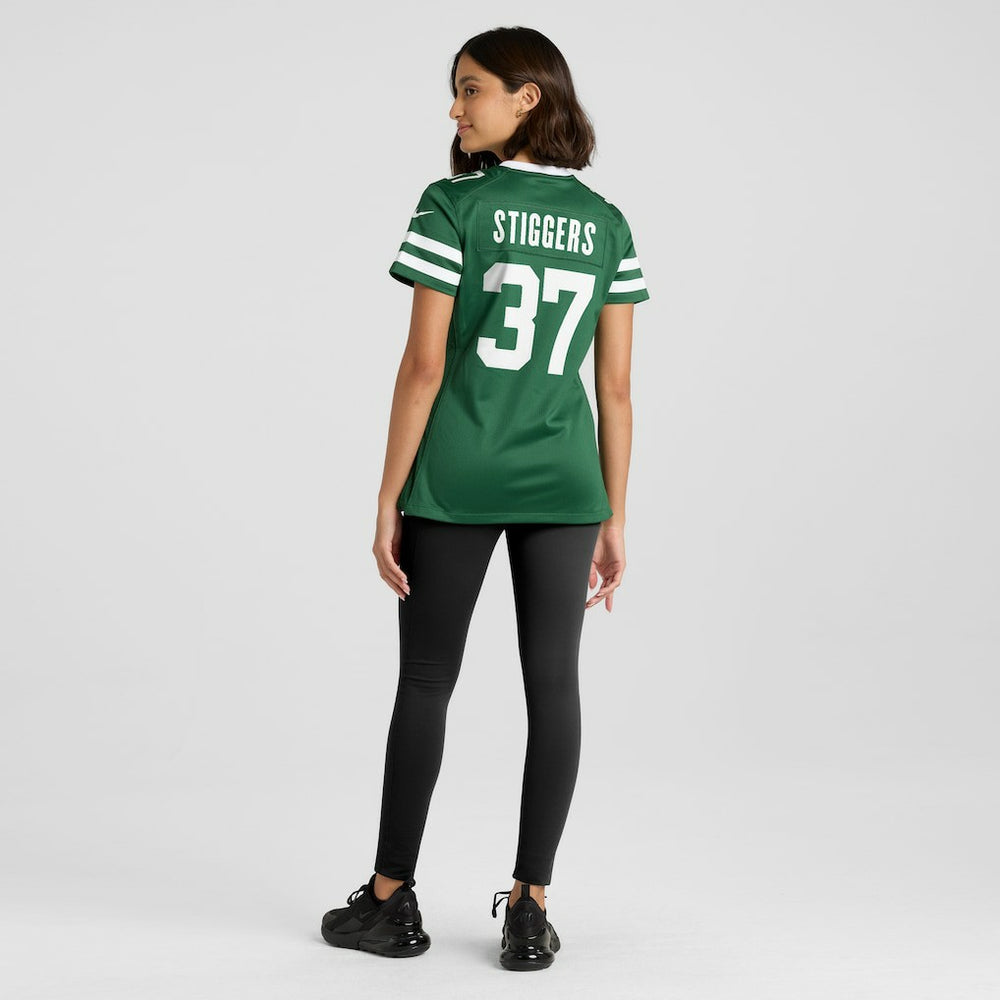 Nike Qwan'tez Stiggers New York Jets Women's Game Jersey Legacy Green