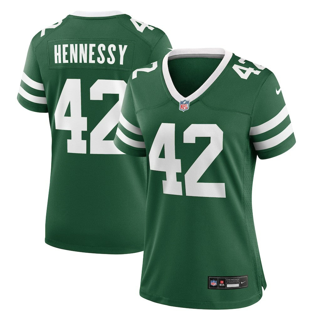 Nike Thomas Hennessy New York Jets Women's Game Jersey Legacy Green