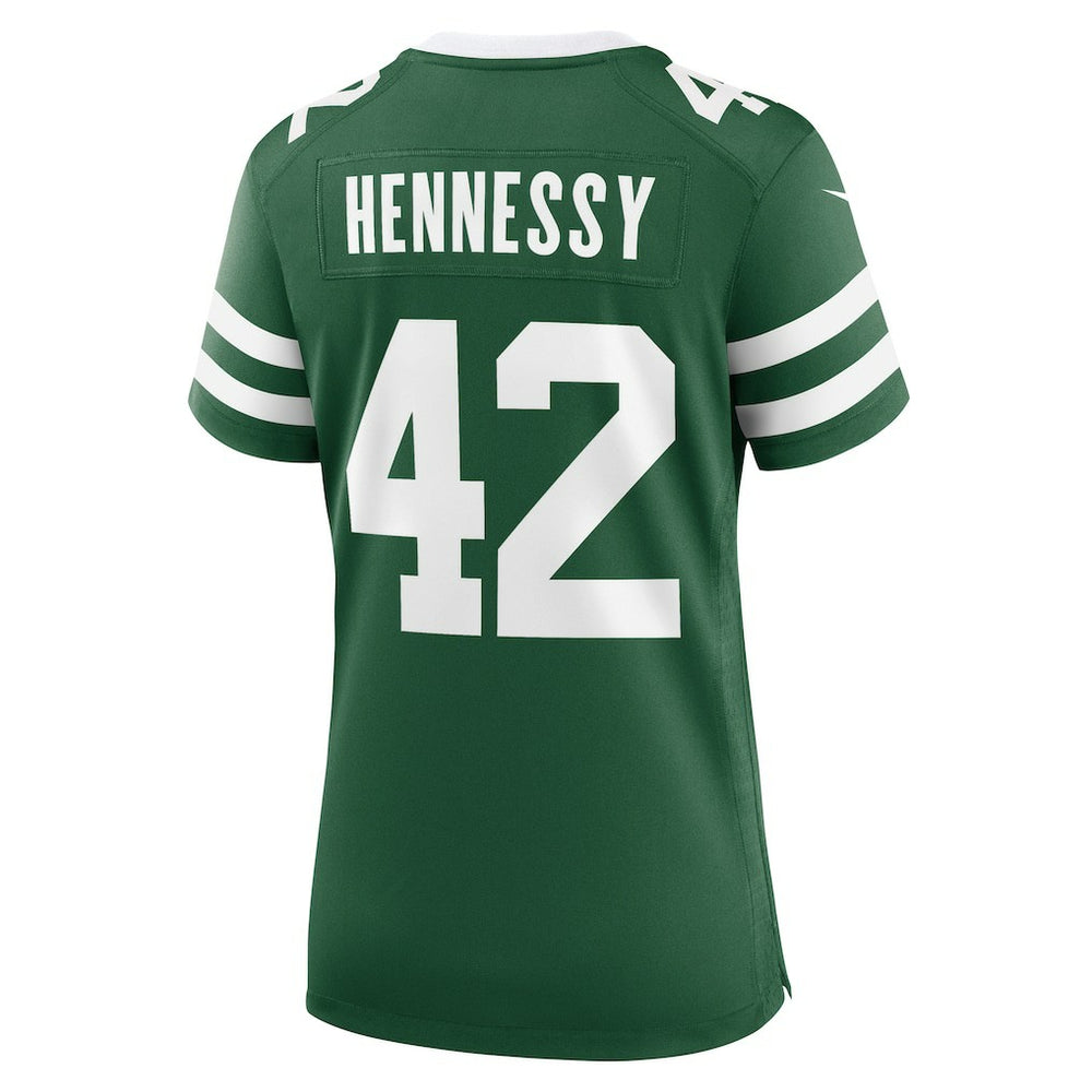 Nike Thomas Hennessy New York Jets Women's Game Jersey Legacy Green