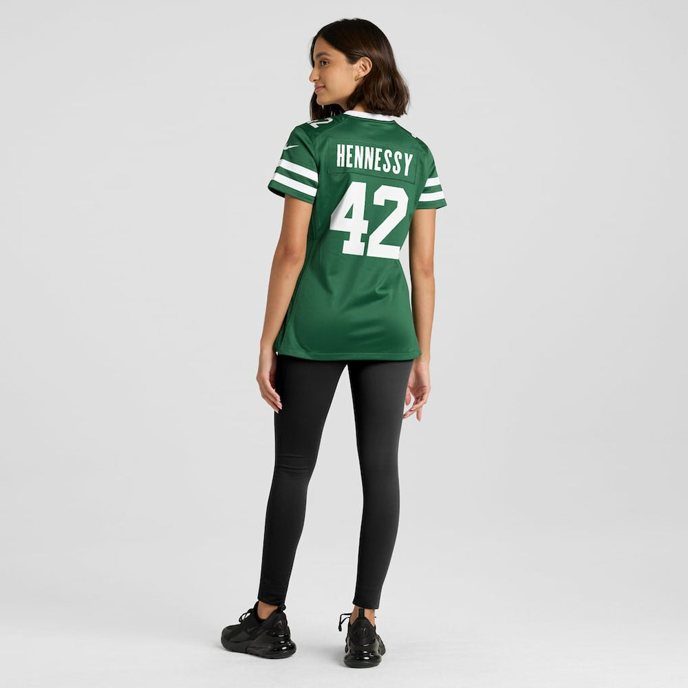 Nike Thomas Hennessy New York Jets Women's Game Jersey Legacy Green