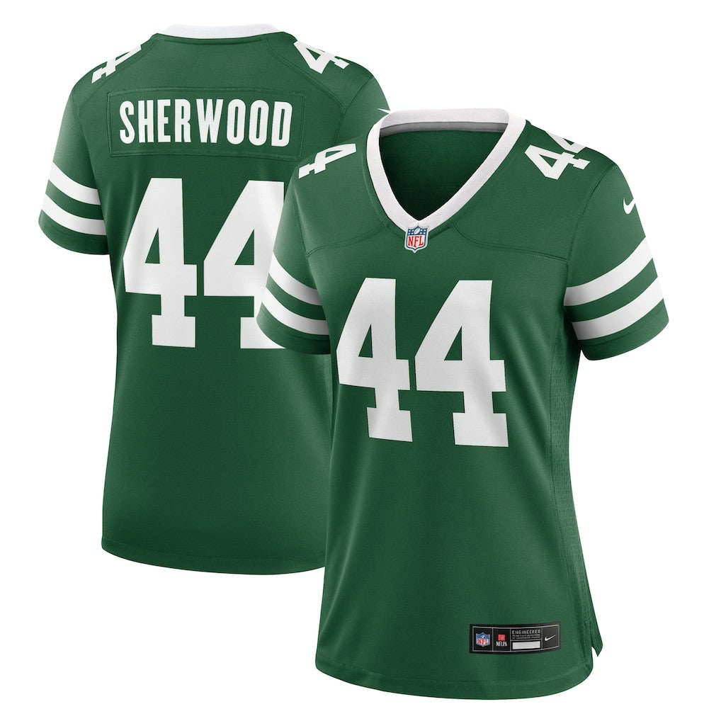 Nike Jamien Sherwood New York Jets Women's Game Jersey Legacy Green