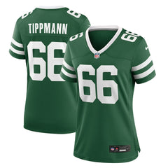 Nike Joe Tippmann New York Jets Women's Game Jersey Legacy Green