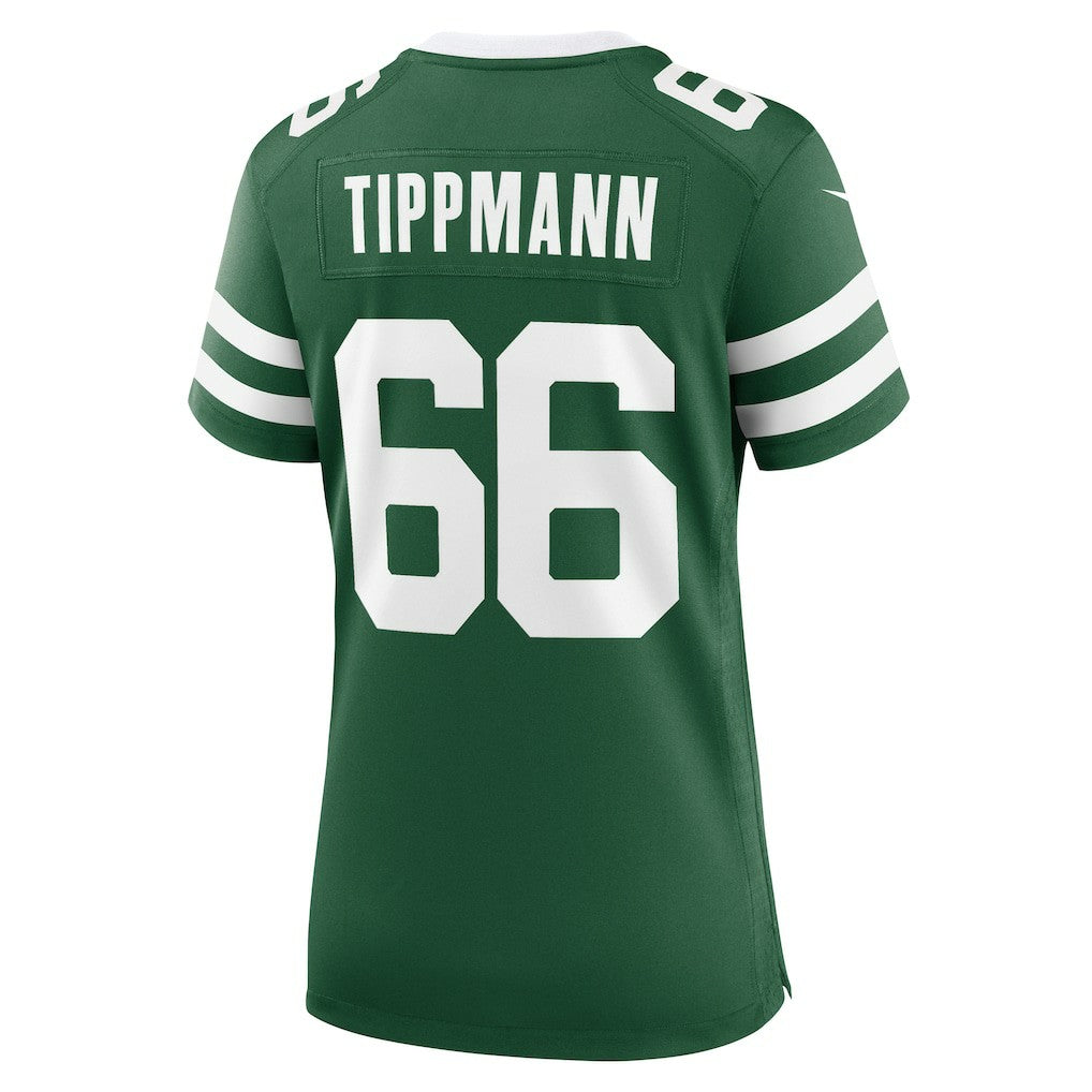 Nike Joe Tippmann New York Jets Women's Game Jersey Legacy Green