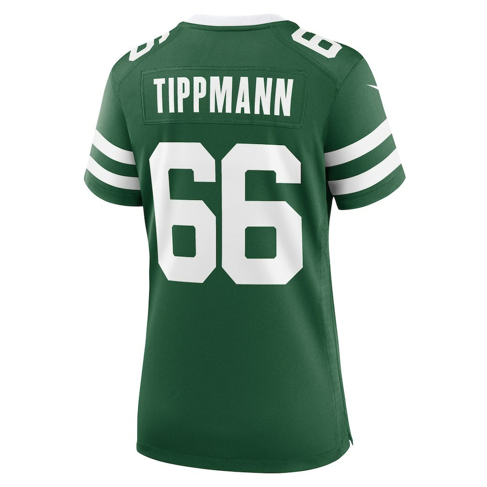 Nike Joe Tippmann New York Jets Women's Game Jersey Legacy Green