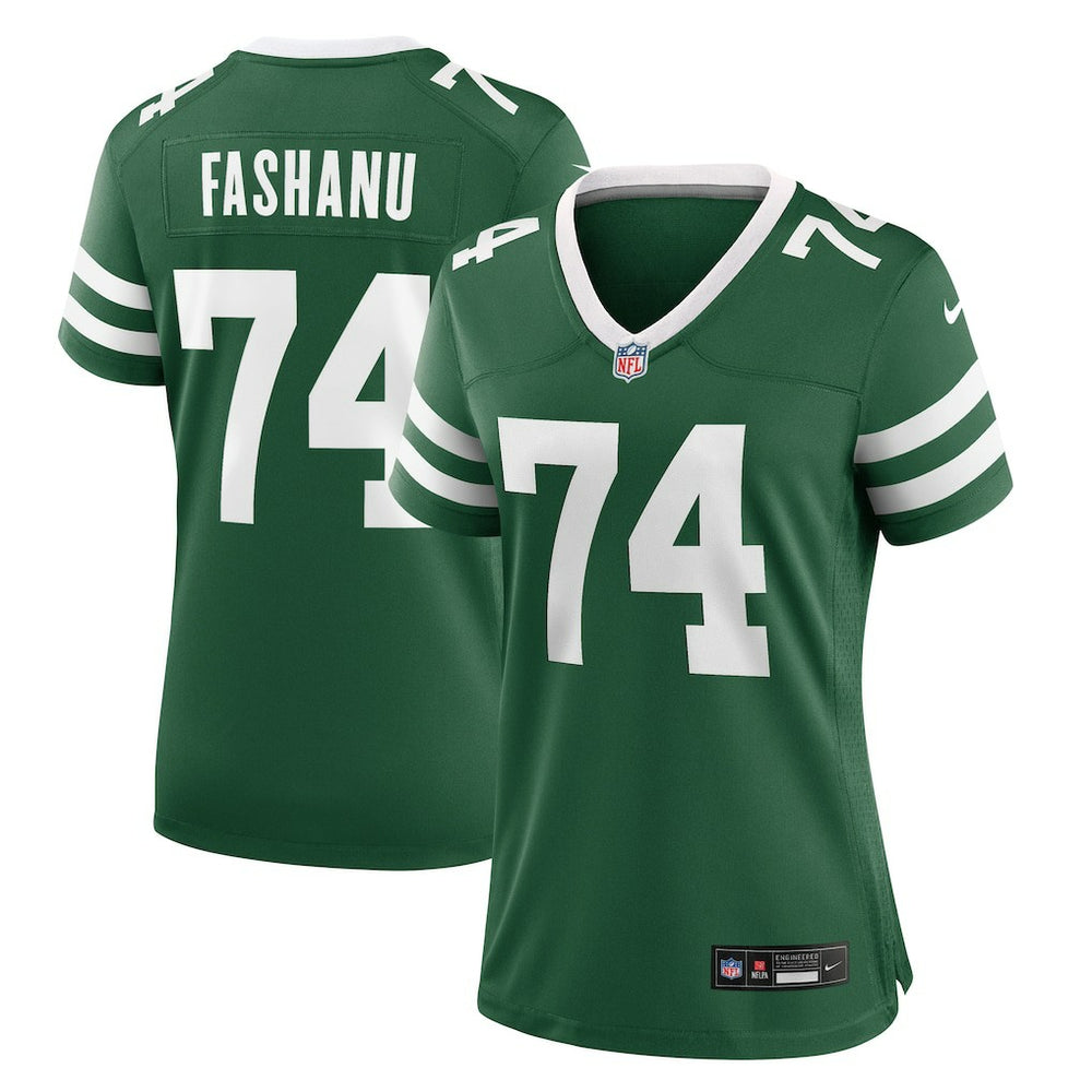 Nike Olu Fashanu New York Jets Women's Game Jersey Legacy Green