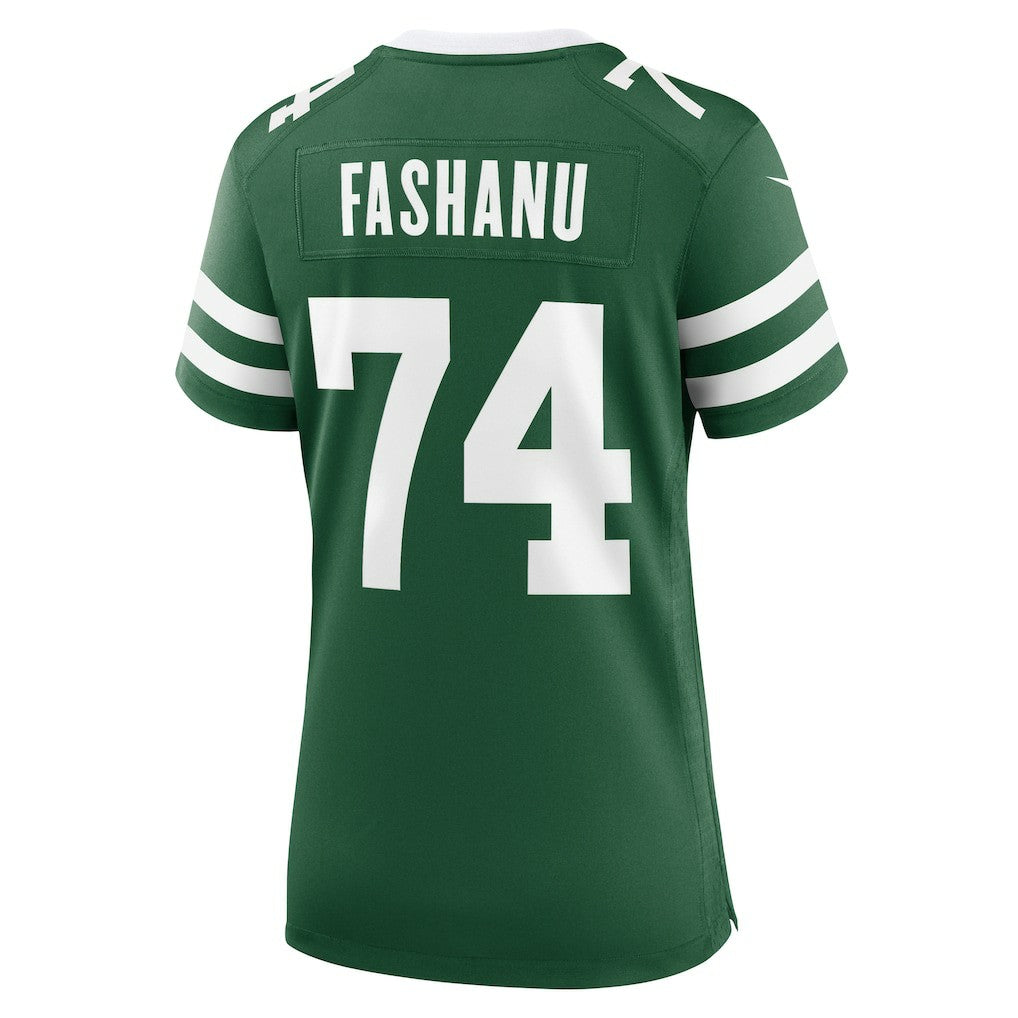 Nike Olu Fashanu New York Jets Women's Game Jersey Legacy Green