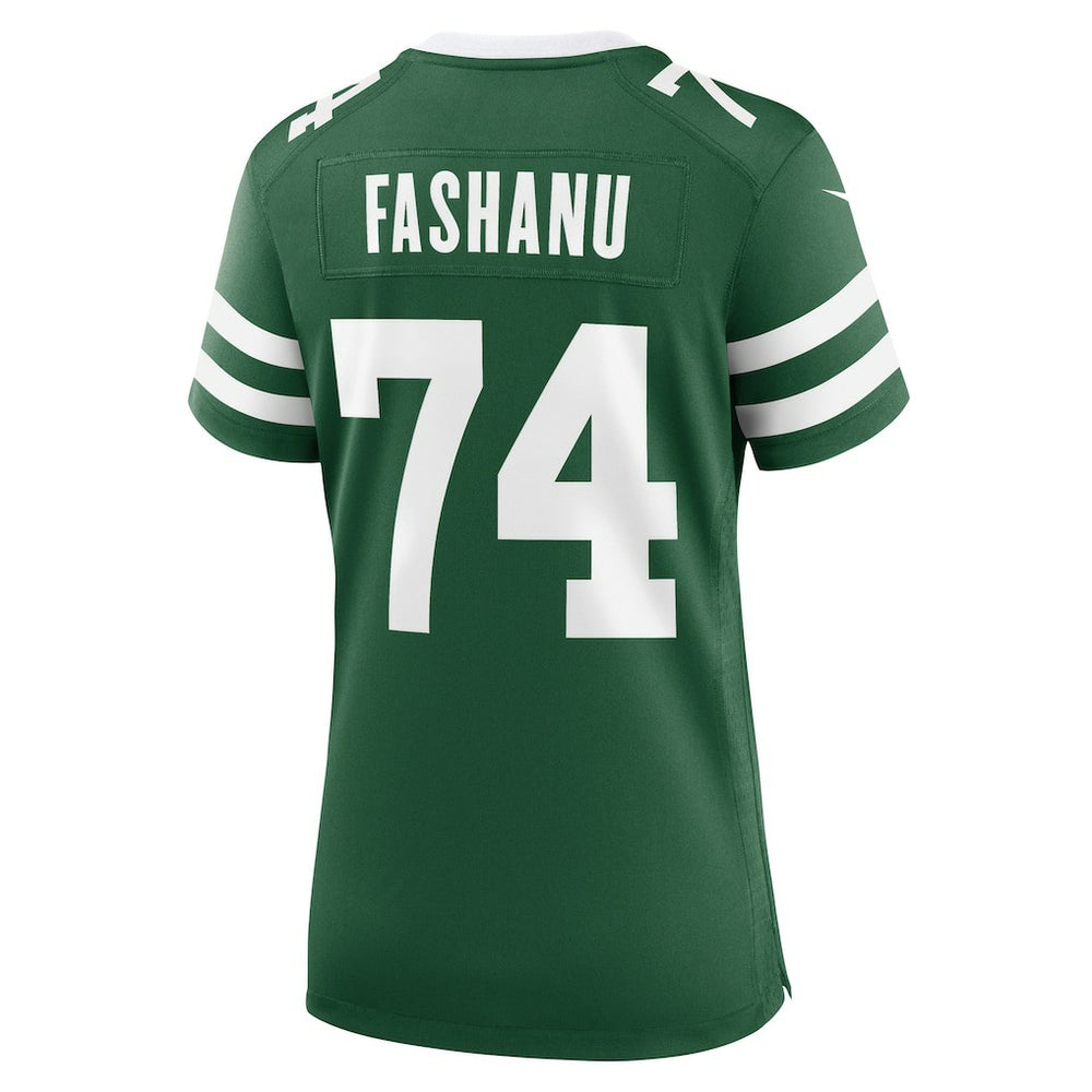 Nike Olu Fashanu New York Jets Women's Game Jersey Legacy Green