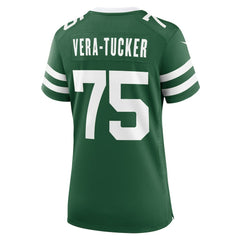 Nike Alijah Vera-Tucker New York Jets Women's Game Jersey Legacy Green