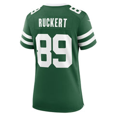 Nike Jeremy Ruckert New York Jets Women's Game Jersey Legacy Green